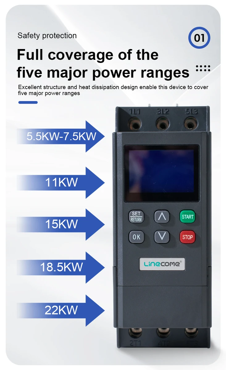LNC-NR1000 Built-in Bypass Soft Starter product detail 4